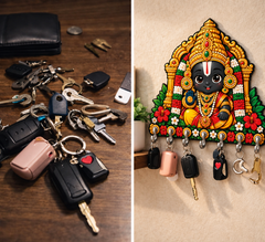 Tirupati Balaji — Devotional Wall Key Holder!