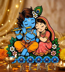 RadhaKrishna™ (Flute Edition) – Devotional Wall Organizer