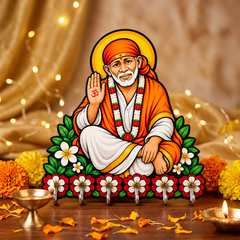 Sai Baba — Devotional Wall Key Holder