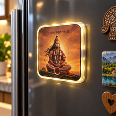 Hanuman Divine Fridge Magnet transparent casing