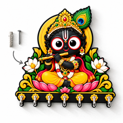 BalJagannath FluteDhaari — Devotional Wall Key Holder!