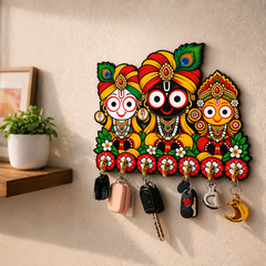 Jagannath Trio™ Blessings – Devotional Wall Organizer