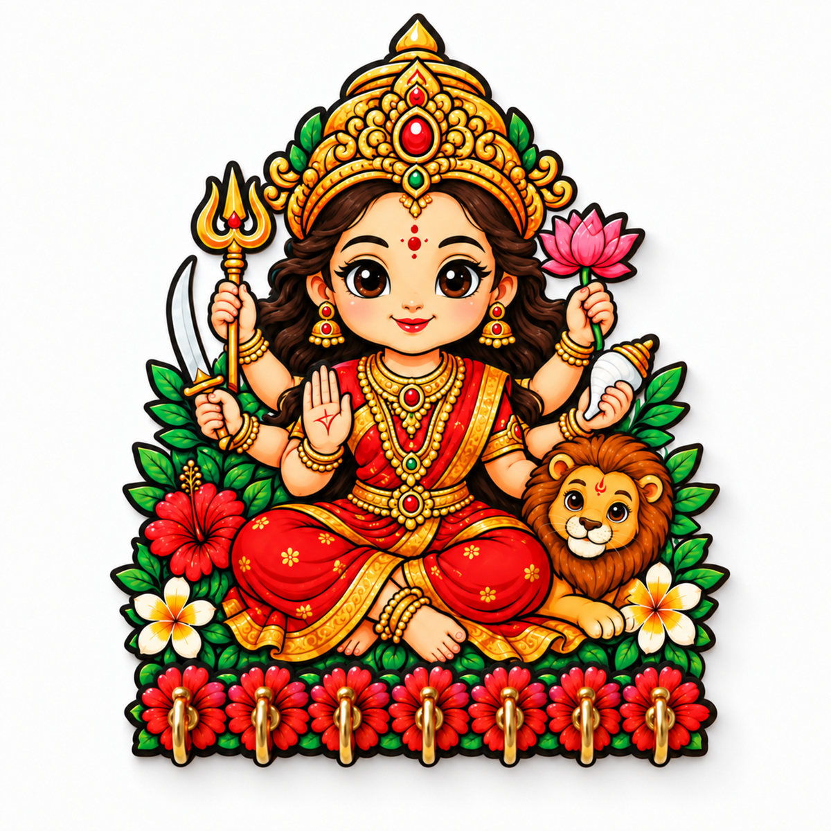 Durga Ma™ Blessings – Devotional Wall Organizer