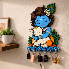 BalKrishna™ (Cow Edition) – Devotional Wall Organizer