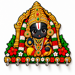 Tirupati Balaji — Devotional Wall Key Holder!