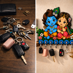RadhaKrishna™ Blessings – Devotional Wall Organizer