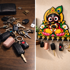 BalJagannath FluteDhaari — Devotional Wall Key Holder!