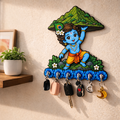 Krishna Govardhan™ Blessings – Devotional Wall Organizer