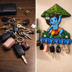 Krishna Govardhan™ Blessings – Devotional Wall Organizer