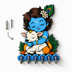 BalKrishna™ (Cow Edition) – Devotional Wall Organizer