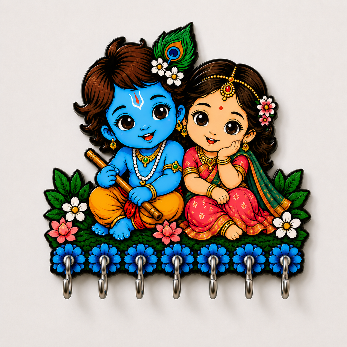 RadhaKrishna™ Blessings – Devotional Wall Organizer