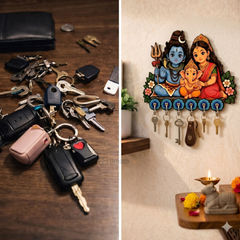 Shiv Parivar™ Blessings – Devotional Wall Organizer