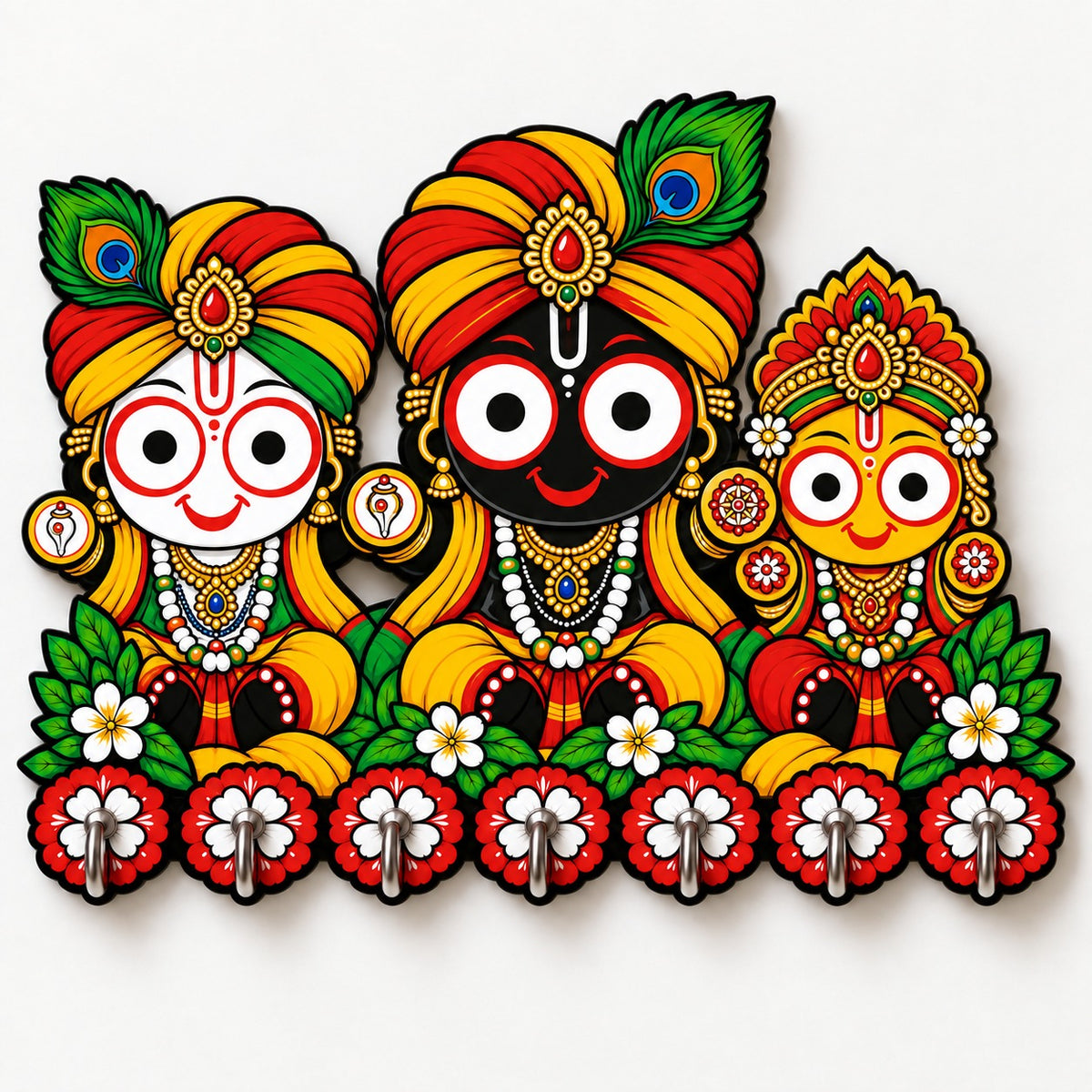 Jagannath Trio™ Blessings – Devotional Wall Organizer