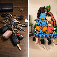 RadhaKrishna™ (Flute Edition) – Devotional Wall Organizer