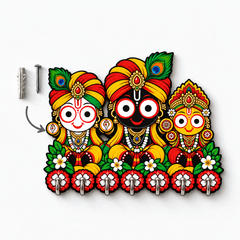 Jagannath Trio™ Blessings – Devotional Wall Organizer