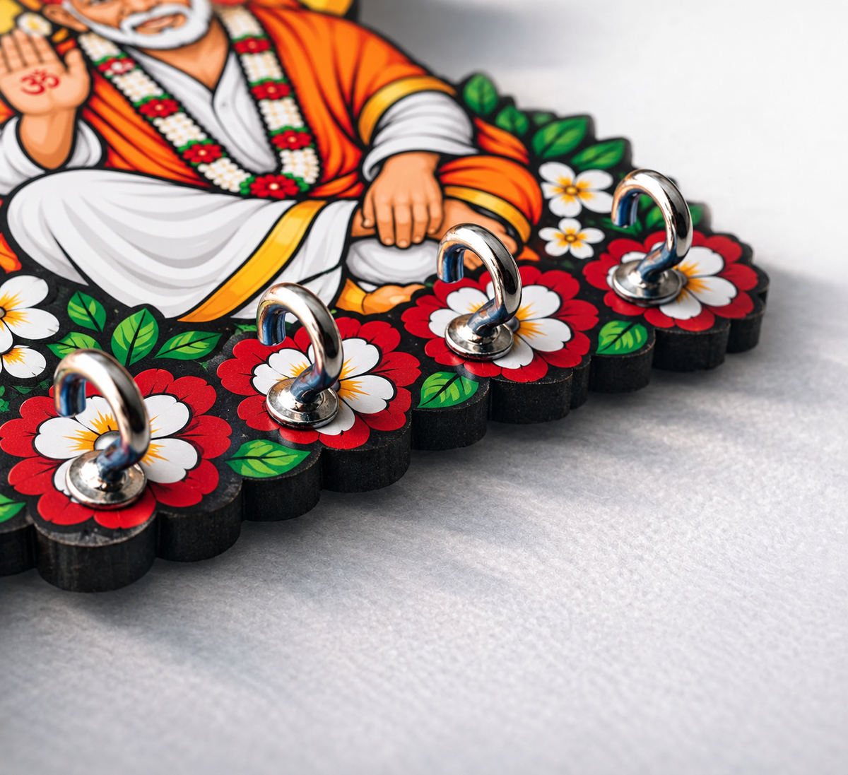 Sai Baba  — Devotional Wall Key Holder