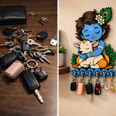 BalKrishna™ (Cow Edition) – Devotional Wall Organizer