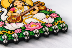Saraswati Ma  — Devotional Wall Key Holder!
