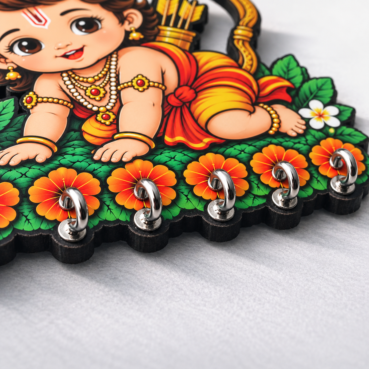 Baby Raam — Devotional Wall Key Holder!