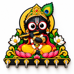 BalJagannath FluteDhaari — Devotional Wall Key Holder!