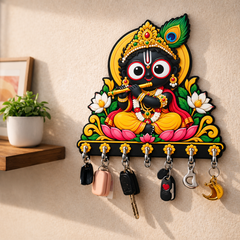 BalJagannath FluteDhaari — Devotional Wall Key Holder!
