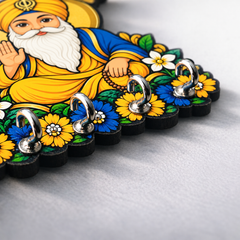 Guru Nanak — Devotional Wall Key Holder