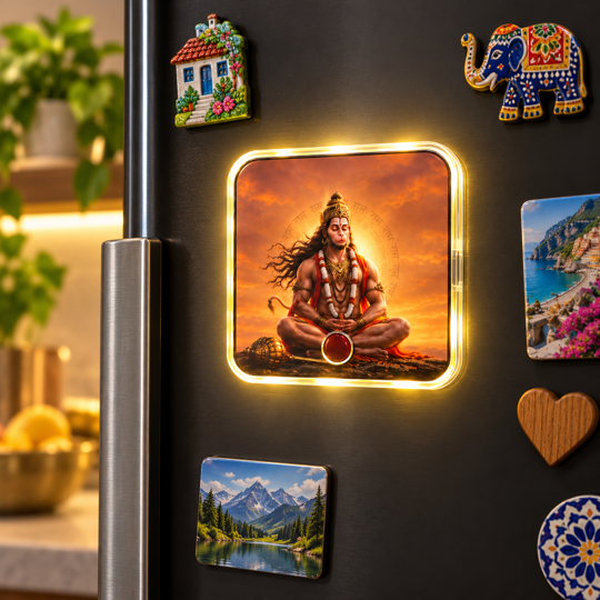 Hanuman Divine Fridge Magnet fridge display